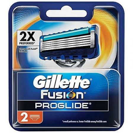 Gillette Fusion Proglide Náhradné hlavice 2ks