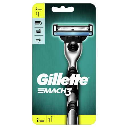 Gillette Mach3 + 2 ks hlavic