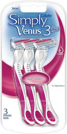 Gillette Venus 3 Dispo Multicolor 3 ks