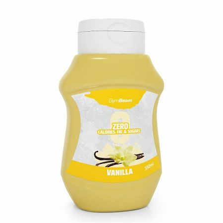 GymBeam Sirup ZERO vanilka 350 ml