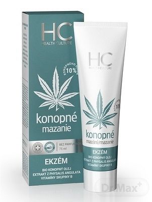 Health Culture konopné mazání ekzém 75 ml