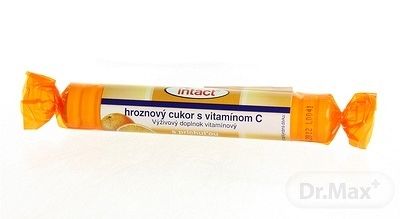 INTACT ROLKA HROZNOVÝ CUKOR S VIT.C POMARANČ pastilky 1x40 g