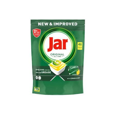 Jar Original All In One Kapsuly Do Umývačky Riadu Citrón, 46 Kapsúl