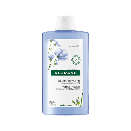 Klorane Lin šampón pre objem a tvar Shampoo with Flax Fiber 400 ml