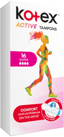 Kotex Tampony Active Super 16 ks