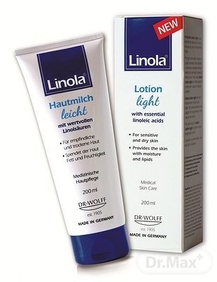 Linola Light telové mlieko 200 ml