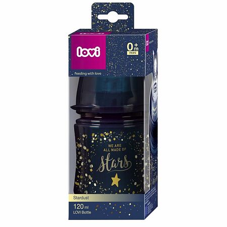 LOVI lahev Stardust modrá 120ml