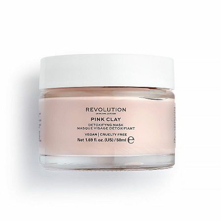 Makeup Revolution Skincare Pink Clay detoxikačná pleťová maska 50 ml