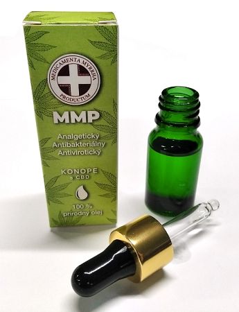 MMP Analgetický, antibakteriálny, antivirotický olej - konope s CBD