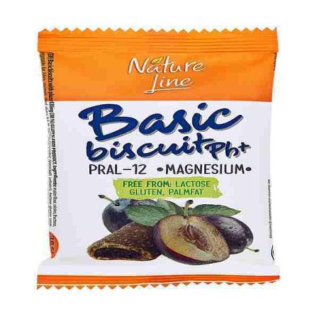 Natur Line Celozrnné sušienky ochutené Basic biscuit slivkové 50 g