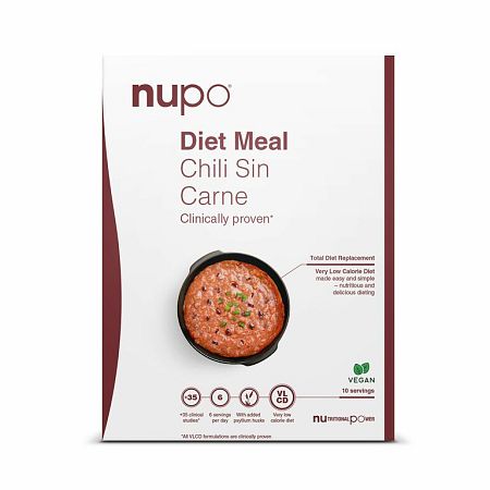 Nupo diétne jedlo Chili Sin Carne 10 porcií 340 g