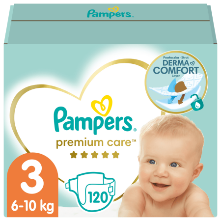 Pampers Premium Care 3 MIDI 4-7 kg 120 ks