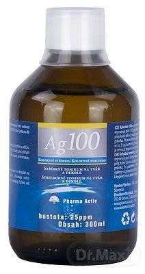 Pharma Activ Koloidné striebro Ag100 hustota 25ppm 300 ml