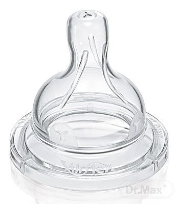 Philips Avent náhradný cumlík Classic+ prierez Y 2 ks transparentní