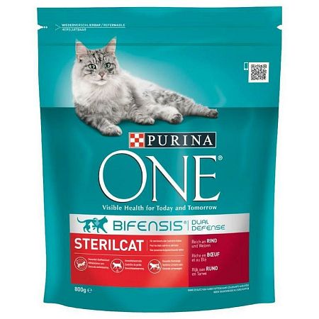 Purina ONE Sterilcat hovädzie 1,5 kg