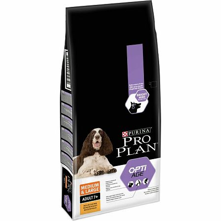 Purina Pro Plan Medium & Large Adult 7+ OptiAge kura 14 kg