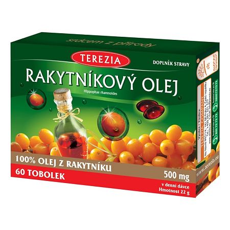 Terezia Company Rakytníkový olej excelent 500 mg 60 kapsúl