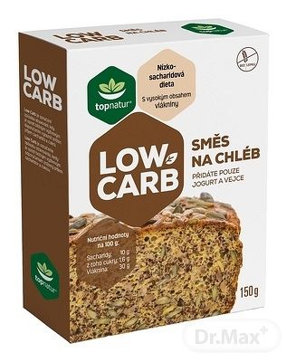 TopNatur LOW CARB Směs na chléb 150 g