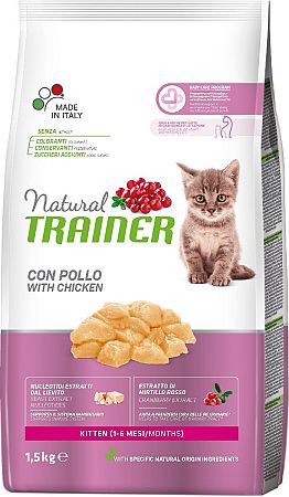 Trainer Natural Cat Kitten kuracie 1,5 kg