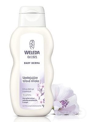 Weleda Baby Derma upokojujúce telové mlieko 200 ml