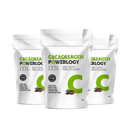 POWERLOGY Powerlogy Cacaollagen 3 x 350 g